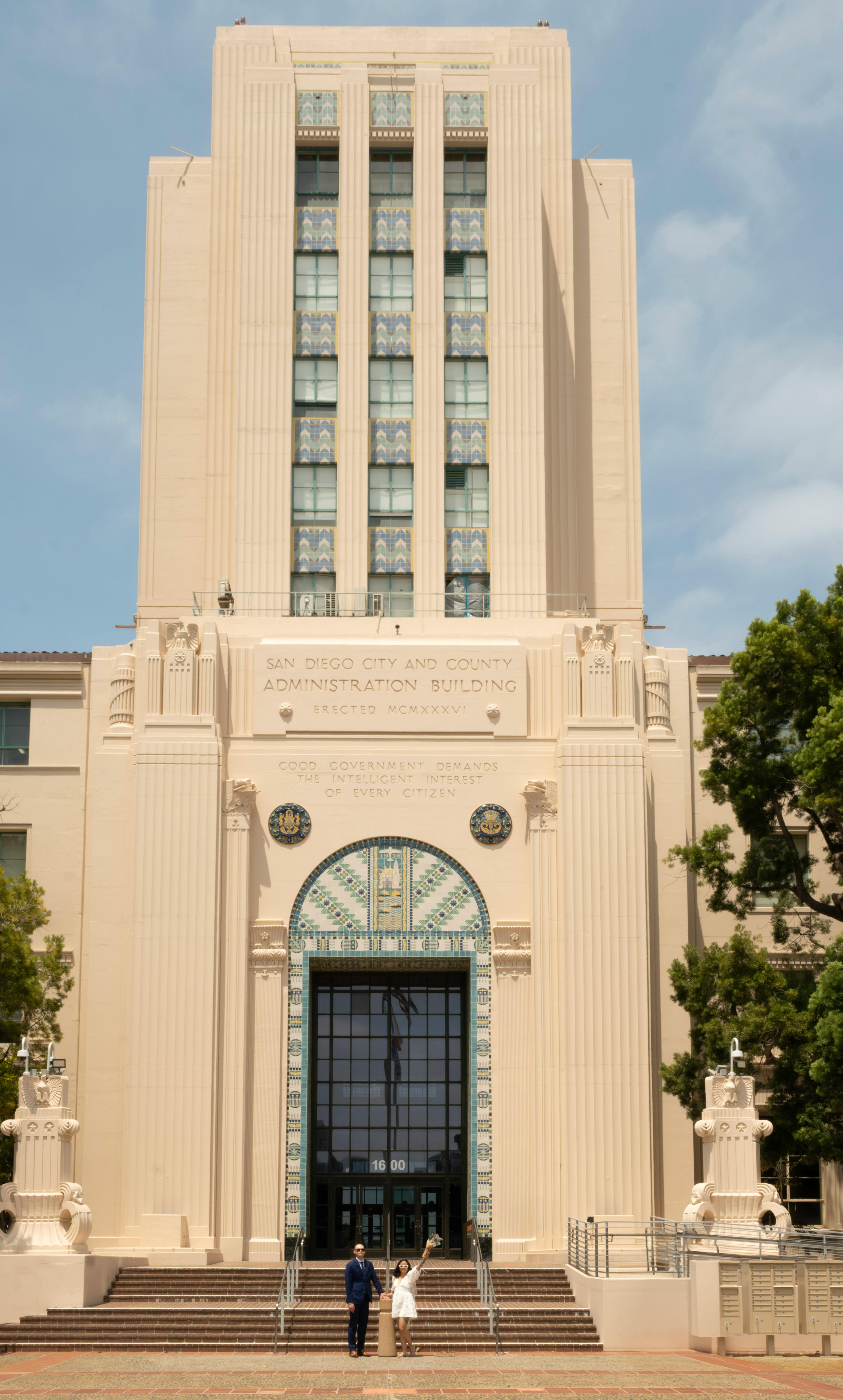San Diego City Hall at Night